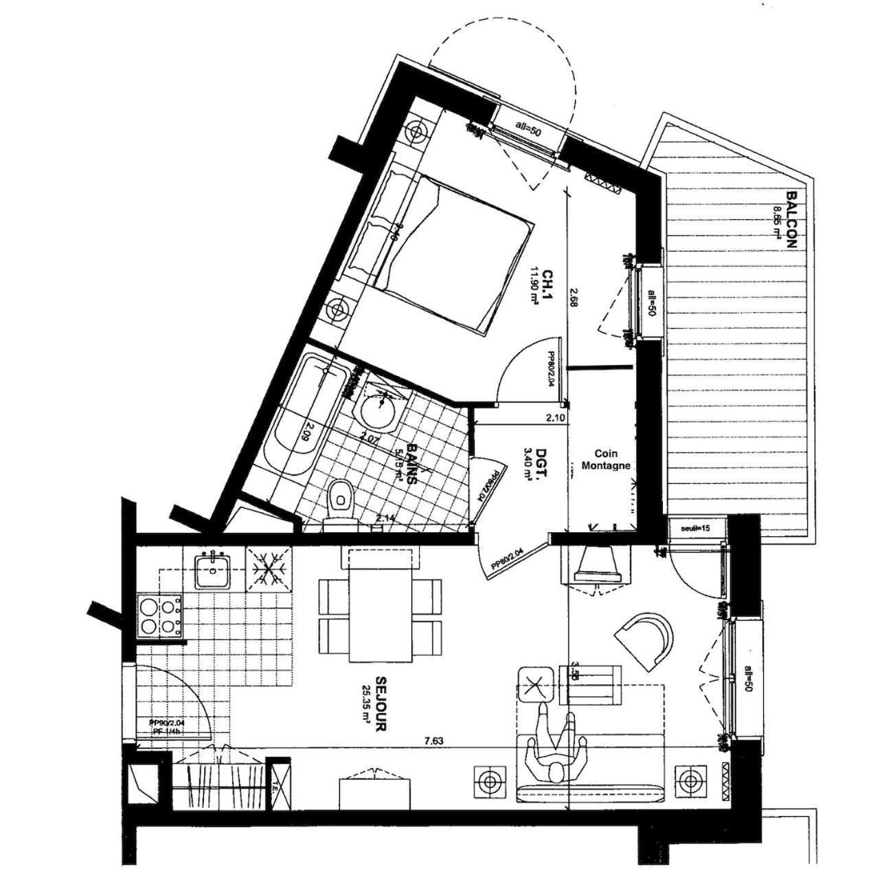 Arc 1950 - Appartement 2 Chambres - Ski-In & Out - Grande Terrasse Ensoleillee Les Arcs  Ngoại thất bức ảnh